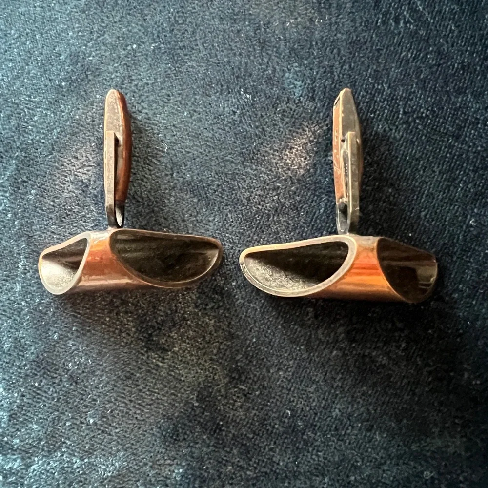 Vintage Copper Cuff Links - Picture 2 of 6